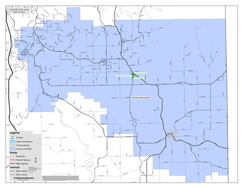 Freeman School District Boundary Map 