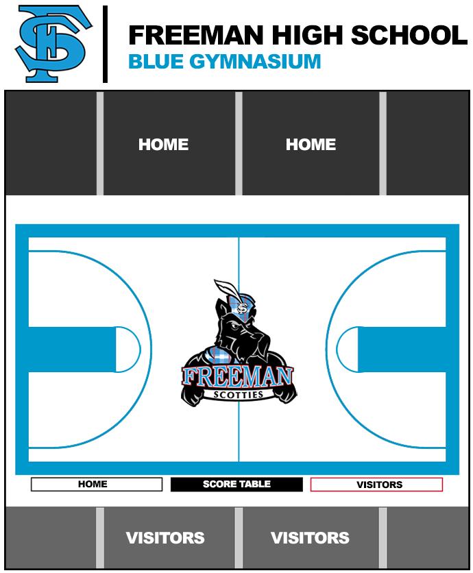 Blue Gym Seating 